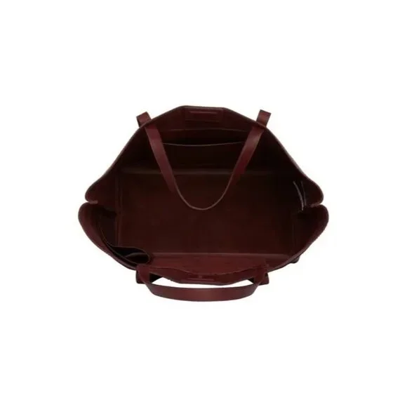 🆕MADEWELL Medium Essential East/West Tote Leather Dark Cabernet Brown - Picture 3 of 7
